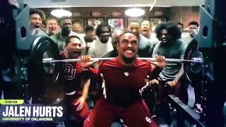 jalen hurts squat max|How much does Jalen Hurts squat, bench press and。